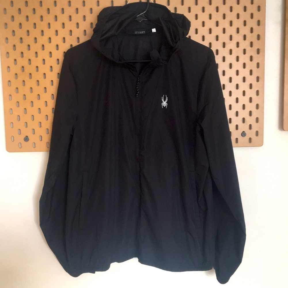 Women’s Spyder lightweight hooded coat size L